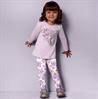 CONJ MILON CAMISETA+LEGING FLORES MORADO