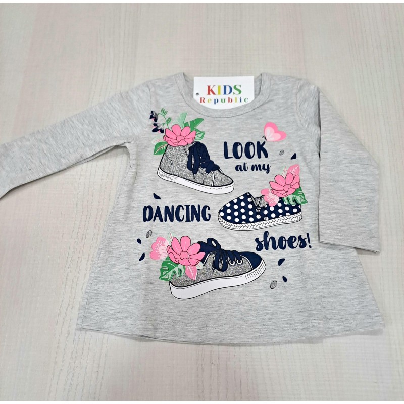 CAMISETA KYLY BOTAS GRIS