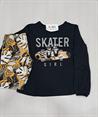 CONJ CAMISETA+LEGING SKATER