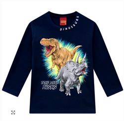 CAMISETA DINO AZUL